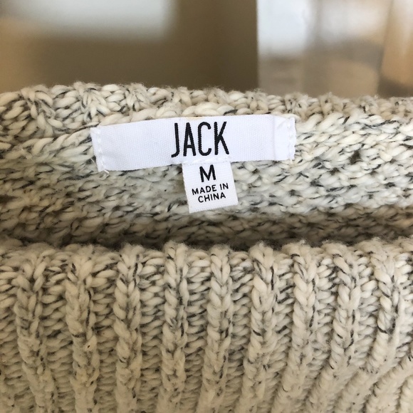 JACK BY BB DAKOTA Cream Off-the-Shoulder Knit - Picture 6 of 9